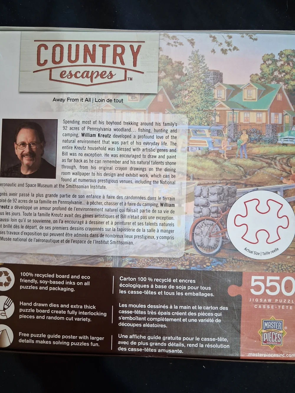Country Escapes 550-Piece Jigsaw Puzzle